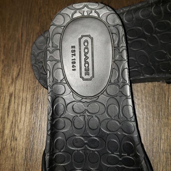 New Coach Cybel Jelly Signature C Embossed Sandal - Picture 2 of 14